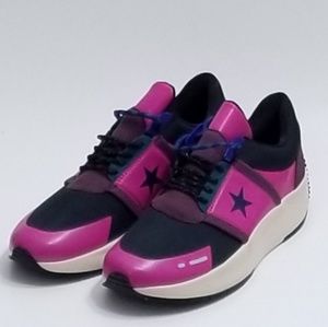 CONVERSE RUN STAR OX MEN SIZE 11 FUCHSIA  BLACK